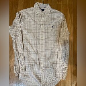 Ralph Lauren Tattersall Poplin Shirt Men's Small